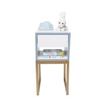 Mesa Cabeceira Branca 30Cm Quarto Infantil ul Eco Dourada Mesa Cabeceira Branca 30Cm Quarto Infantil ul Eco Dourada