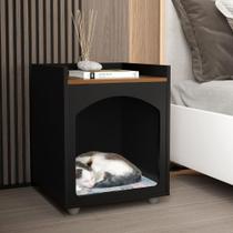 Mesa Cabeceira Casinha De Cachorro Gato Pet Preto Freijo Mesa Cabeceira Casinha De Cachorro Gato Pet Preto Freijo
