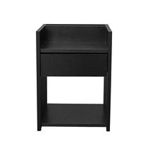 Mesa Cabeceira Compacta 32x30x45 Gaveta Nicho Moderna Quarto Preto Mesa Cabeceira Compacta 32x30x45 Gaveta Nicho Moderna Quarto Preto