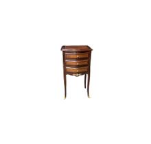 Mesa Cabeceira Criado 3 gavetas Marchetaria Francesa Formosa
