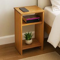 Mesa Cabeceira de Madeira Quarto Rústico Apoio Pra Cama 65cm Mesa Cabeceira de Madeira Quarto Rústico Apoio Pra Cama 65cm