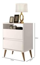 Mesa Cabeceira Lotus Plus 2 Gavetas Off White Comprar Moveis Mesa Cabeceira Lotus Plus 2 Gavetas Off White Comprar Moveis