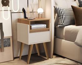 Mesa Cabeceira Luxo 1 Gaveta Pés Palito Yasmim Plus Cores Mesa Cabeceira Luxo 1 Gaveta Pés Palito Yasmim Plus Cores