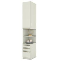 Mesa Cabeceira Modulado 1 Porta 241x40 cm Seletto Areia Henn
