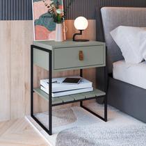 Mesa Cabeceira para Quarto com 1 Gaveta James Verde Mesa Cabeceira para Quarto com 1 Gaveta James Verde