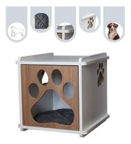 Mesa Cabeceira Pet Cachorro Mdf Pata