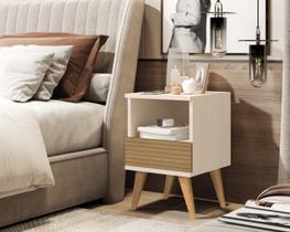 Mesa Cabeceira Pix compacta mesinhas com 1 gaveta estilo retrô cama criado para quarto casal solteiro ENVIA SOMENTE 04 UN