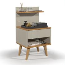 Mesa Cabeceira Quarto 1 gaveta Decoração Moderna Lateral Cama Organizada Sleep - Várias Cores