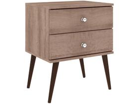 Mesa Cabeceira RT 3032 c/ 2 Gavetas Rustico - Movelbento Mesa Cabeceira RT 3032 c/ 2 Gavetas Rustico - Movelbento