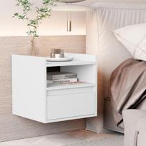 Mesa Cabeceira Suspensa Bariloche Branco Mesa Cabeceira Suspensa Bariloche Branco