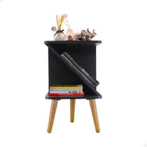 Mesa Cabeceira Z Tripé Retrô Pé Palito Quarto Sala