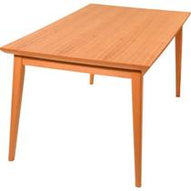 Mesa California em Madeira Maciça com Tampo Lâminado 1.60 Amêndoa - Refinatto