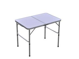 Mesa Camping Dobrável Vira Maleta 90x60 cm IMPORTWAY IWMCD9060