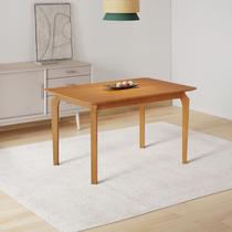 Mesa Candian 120 X 0,80 sem Vidro Tampo Amadeirado