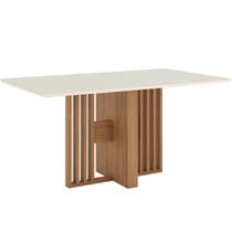 Mesa Canto Reto com Vidro Henn Bianca Mesa Canto Reto com Vidro Henn Bianca