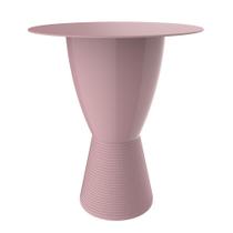 Mesa Carbo Calla Rose com Tampo 60cm Colorida