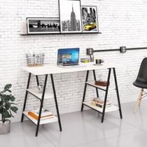 Mesa Cavalete Kuadra 135 cm Est.Preta