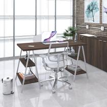 Mesa Cavalete Kuadra 60 cm Est.Branca