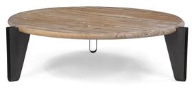 Mesa Centro Clip Tampo DriftWood Base Grafite 115cm - 61886