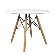 Mesa Centro Eiffel Branca Super Moderna Para Casa Sala