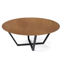 Mesa centro Lavanda em Aço Carbono Preto