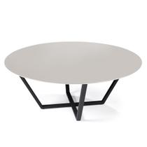 Mesa centro Lavanda em Aço Carbono Preto
