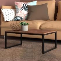 Mesa Centro Sala 80x40 Jordan Amadeirado