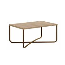 Mesa Centro Sala Connect 1271 Ouro Velho/Noce - Carraro