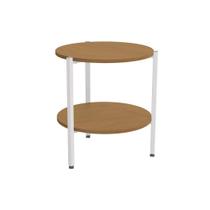 Mesa Centro Sala Industrial LI017 Canela/Branco - Kappesberg Mesa Centro Sala Industrial LI017 Canela/Branco - Kappesberg