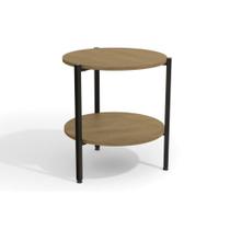 Mesa Centro Sala Industrial LI017 Freijo/Preto - Kappesberg Mesa Centro Sala Industrial LI017 Freijo/Preto - Kappesberg