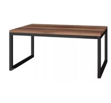 Mesa Centro Sala pés de ferro industrial 80x40 Tampo MDF Amadeirado Carmin Mesa Centro Sala pés de ferro industrial 80x40 Tampo MDF Amadeirado Carmin