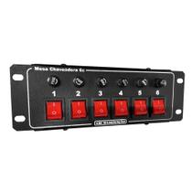 Mesa Chaveadora Para Audio E Video 6 Canais Entrada Borne/Sindal