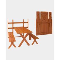 Mesa Churrasco Parede 200x80cm