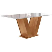 Mesa Classic 120x80cm Cel Móveis Cor Cinamomo Off White Mesa Classic 120x80cm Cel Móveis Cor Cinamomo Off White