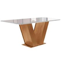 Mesa Classic 160x80cm Cel Móveis Cor Cinamomo Off White Mesa Classic 160x80cm Cel Móveis Cor Cinamomo Off White