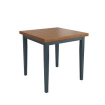 Mesa Colors em Madeira Maciça Quadrada 4 Lugares - 80 x 80cm