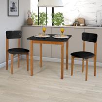 Mesa com Cadeiras 80cm MDF Pinus Estofado Robusto Moderno Mesa com Cadeiras 80cm MDF Pinus Estofado Robusto Moderno