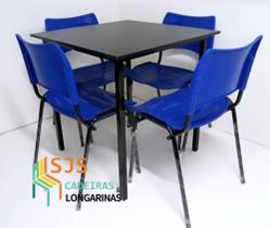 Mesa com cadeiras iso Azul