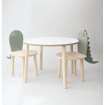 Mesa com duas cadeiras dinossauro - STORE KIDS