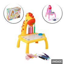 Mesa com Projetor de Desenho Girafa Color - Tudo em Caixa