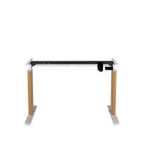 Mesa com Regulagem de Altura Elétrica Lift 97 cm - Branco Fosco c/ Mel
