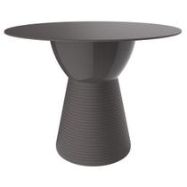 Mesa com Tampo PP Sili Cinza/Mushroom Mesa com Tampo PP Sili Cinza/Mushroom
