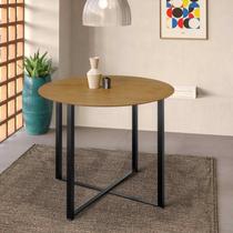 Mesa com Tampo Redondo 100cm Renata Preto/Ype Mesa com Tampo Redondo 100cm Renata Preto/Ype