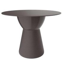 Mesa com Tampo Sili - Cinza Mesa com Tampo Sili - Cinza