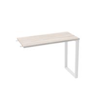 Mesa complemento 90x45 pandin p25tub - nogueira/branco