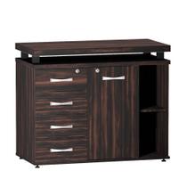 Mesa Complemento Com Armário Aparador 04 Gavetas PE40 Pandin Escarlate Mesa Complemento Com Armário Aparador 04 Gavetas PE40 Pandin Escarlate