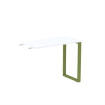 Mesa Complemento Mcp90/45p25tub 90cm Industrial Branco E Verde Mesa Complemento Mcp90/45p25tub 90cm Industrial Branco E Verde