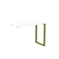 Mesa Complemento Mcp90/45p25tub 90cm Industrial Branco E Verde