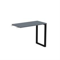 Mesa Complemento Mcp90/45p25tub 90cm Industrial Grafito E Preto
