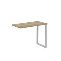 Mesa Complemento Mcp90/45p25tub 90cm Industrial Noce E Cinza